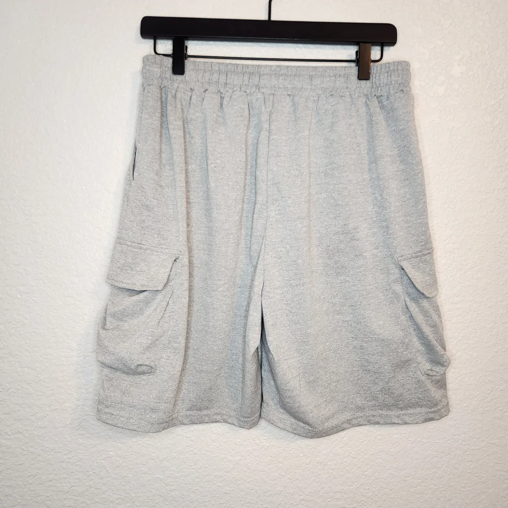 Manfinity Gray Men's Cargo Shorts athleisure athletic shorts size Large